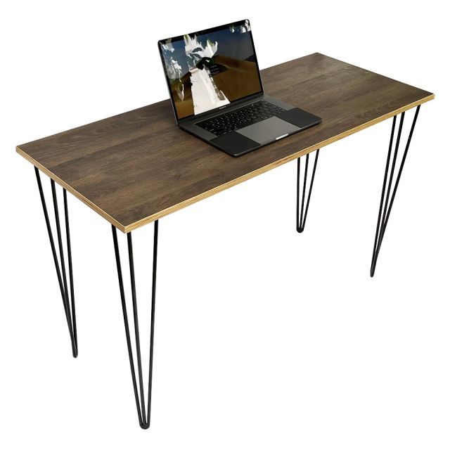Bàn làm việc 120x50cm gỗ Plywood chân sắt Hairpin SPD68164 Bàn làm việc 120x50cm gỗ Plywood chân sắt Hairpin SPD68164