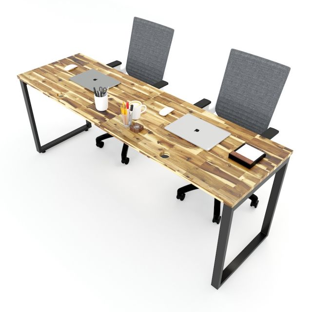 Bàn làm việc 200x60cm gỗ tràm hệ Wooden HBWD036 Bàn làm việc 200x60cm gỗ tràm hệ Wooden HBWD036