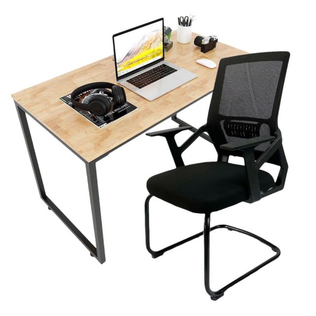 Combo bàn làm việc 120x60cm và ghế chân quỳ lưng lưới CB68143 Combo bàn làm việc 120x60cm và ghế chân quỳ lưng lưới CB68143
