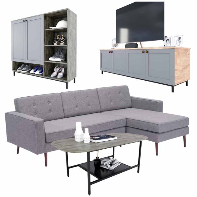 Combo Nội Thất Phòng Khách 4 Món - PK002 Combo Nội Thất Phòng Khách 4 Món - PK002