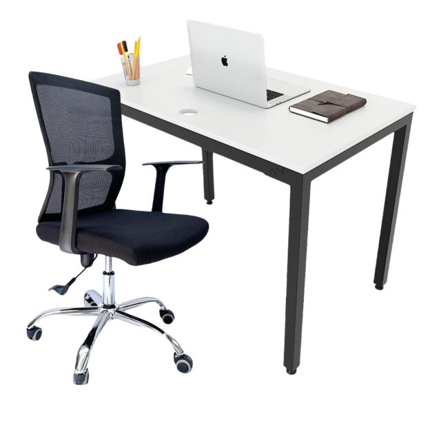 Combo bàn làm việc 120x60cm và ghế chân xoay CB68137 Combo bàn làm việc 120x60cm và ghế chân xoay CB68137