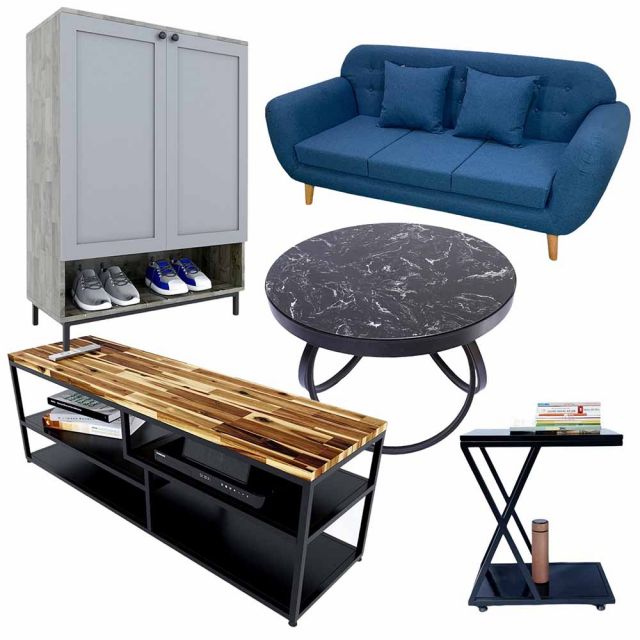 Combo Nội Thất Phòng Khách 5 món PK005 Combo Nội Thất Phòng Khách 5 món PK005