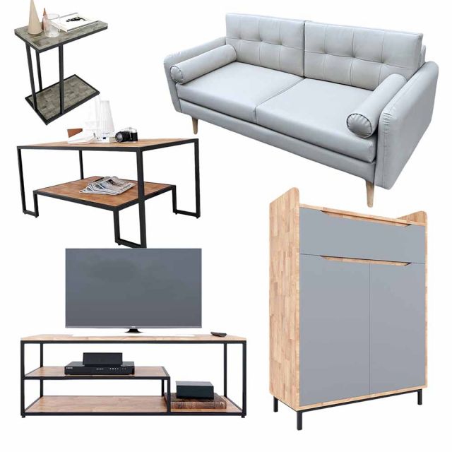 Combo Nội Thất Phòng Khách 5 món PK004 Combo Nội Thất Phòng Khách 5 món PK004