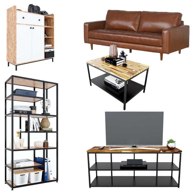 Combo Nội Thất Phòng Khách 5 món PK007 Combo Nội Thất Phòng Khách 5 món PK007