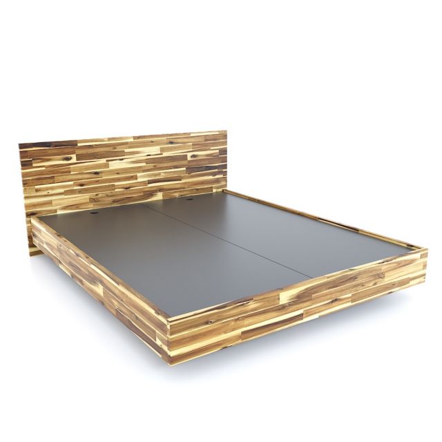 Giường ngủ 160x200cm gỗ tràm GN68037 Giường ngủ 160x200cm gỗ tràm GN68037