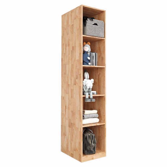 Tủ quần áo 5 tầng nhỏ gọn gỗ cao su TQA68019 Tủ quần áo 5 tầng nhỏ gọn gỗ cao su TQA68019
