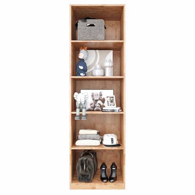 Tủ quần áo 5 tầng gỗ cao su TQA68021