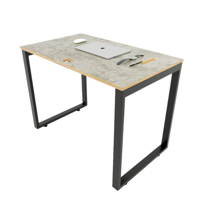 Bàn làm việc 100x60cm gỗ Plywood melamin màu bê tông hệ Rectang HBRT042 Bàn làm việc 100x60cm gỗ Plywood melamin màu bê tông hệ Rectang HBRT042