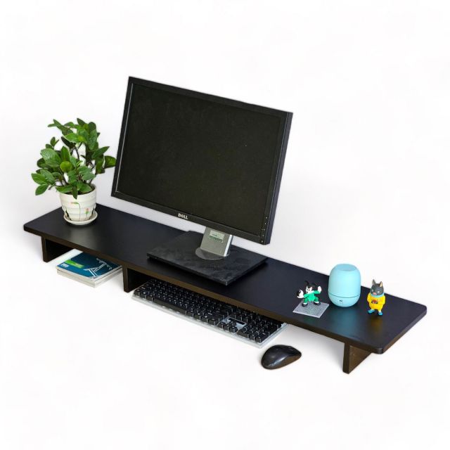 Kệ để màn hình 120x25x10cm gỗ cao su tự nhiên  MS68011 Kệ để màn hình 120x25x10cm gỗ cao su tự nhiên  MS68011