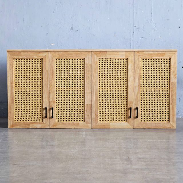 bộ tủ bếp mini gỗ cao su tự nhiên