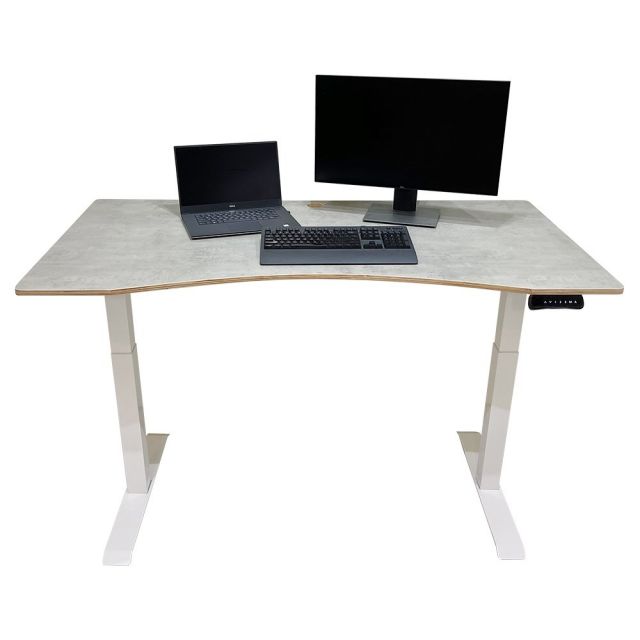 Bàn nâng hạ FlexiDesk mặt gỗ Plywood phủ melamin 2 khớp chỉnh điện FLD003 Bàn nâng hạ FlexiDesk mặt gỗ Plywood phủ melamin 2 khớp chỉnh điện FLD003