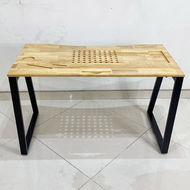 Thanh Lý Bàn công nghệ Zdesk mặt gỗ cao su chân sắt lắp ráp HOTL165