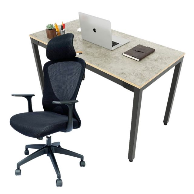 Combo bàn làm việc hệ Uconcept và ghế chân xoay có tựa đầu CB68155 Combo bàn làm việc hệ Uconcept và ghế chân xoay có tựa đầu CB68155