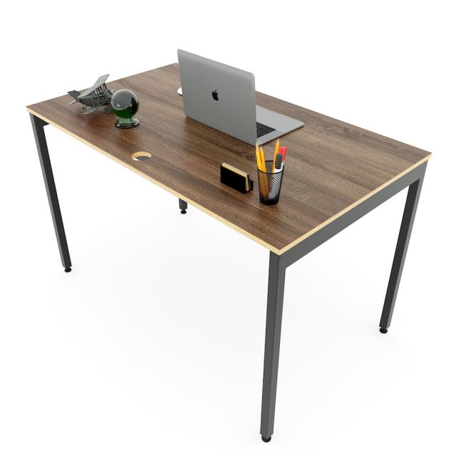 Bàn làm việc 120x70cm gỗ Plywood phủ melamin chân hệ Slean HBSL006 Bàn làm việc 120x70cm gỗ Plywood phủ melamin chân hệ Slean HBSL006