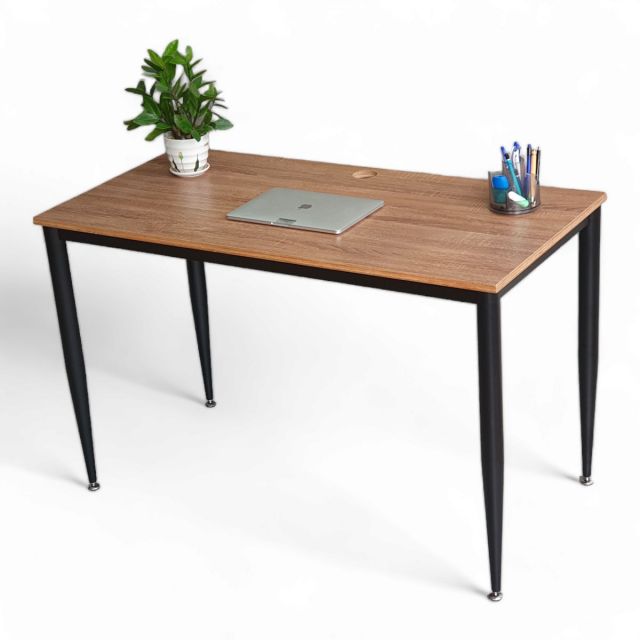 Bàn làm việc 120x60cm gỗ Plywood phủ melamin chân sắt CONE II HBCN001 Bàn làm việc 120x60cm gỗ Plywood phủ melamin chân sắt CONE II HBCN001