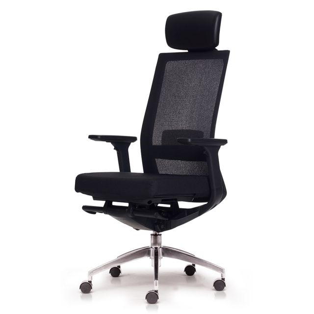 Ghế văn phòng cao cấp chân xoay có tựa đầu Active-D 01 HOGVP141 Ghế văn phòng cao cấp chân xoay có tựa đầu Active-D 01 HOGVP141