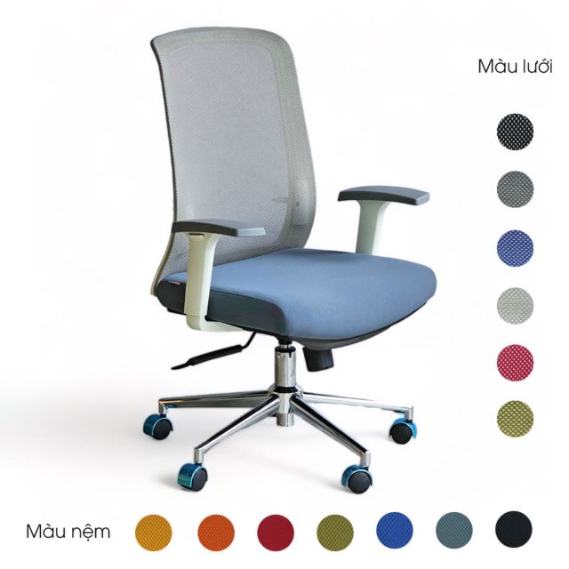 Ghế văn phòng chân xoay Mandy-T 02 HOGVP139 Ghế văn phòng chân xoay Mandy-T 02 HOGVP139