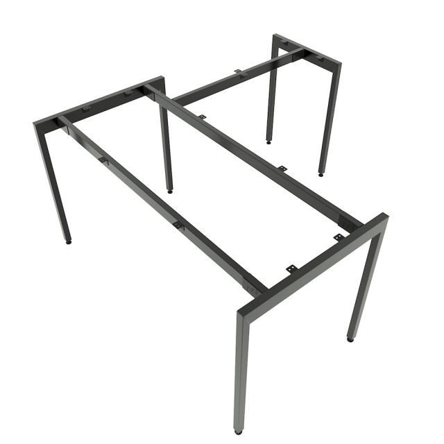 Chân sắt lắp ráp bàn chữ L 140x150cm hệ Slean HCSL018 Chân sắt lắp ráp bàn chữ L 140x150cm hệ Slean HCSL018