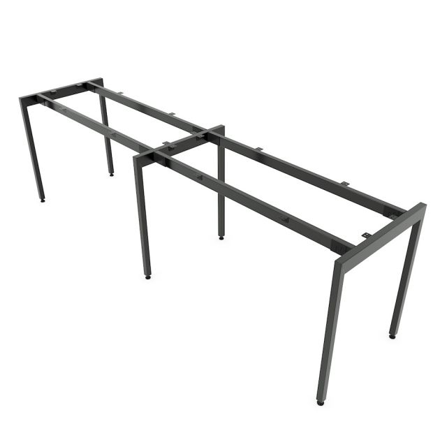 Chân sắt lắp ráp bàn cụm 2 240x60cm hệ Slean HCSL013 Chân sắt lắp ráp bàn cụm 2 240x60cm hệ Slean HCSL013
