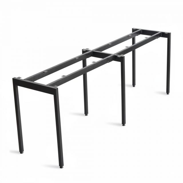 Chân sắt lắp ráp bàn cụm 2 chỗ 200x50cm hệ Slean HCSL012