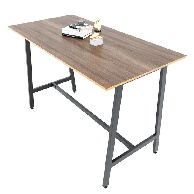 Bàn đứng 160x80x105cm gỗ Plywood phủ melamin chân sắt lắp ráp STD68035 Bàn đứng 160x80x105cm gỗ Plywood phủ melamin chân sắt lắp ráp STD68035