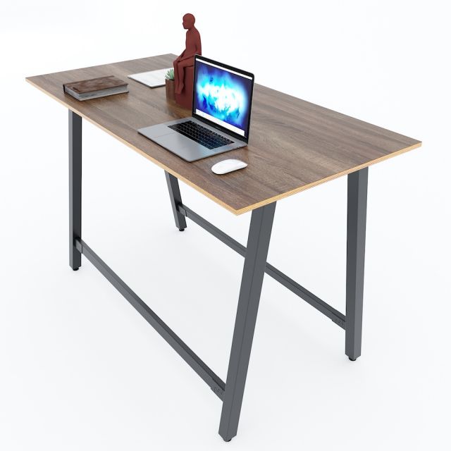 Bàn đứng làm việc nhóm 160x80x105cm gỗ Plywood chân sắt STD68037 Bàn đứng làm việc nhóm 160x80x105cm gỗ Plywood chân sắt STD68037