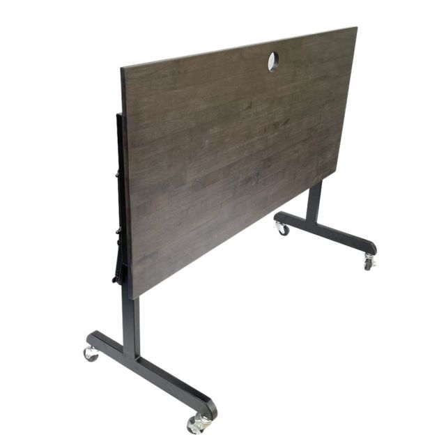 Bàn làm việc gấp gọn chân có bánh xe gỗ cao su SPD68172 Bàn làm việc gấp gọn chân có bánh xe gỗ cao su SPD68172