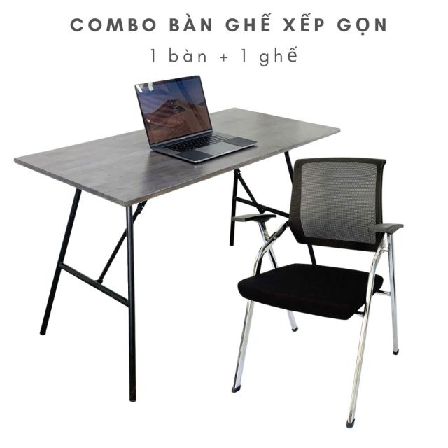 Bộ bàn ghế làm việc gấp gọn Argon CB68162 Bộ bàn ghế làm việc gấp gọn Argon CB68162
