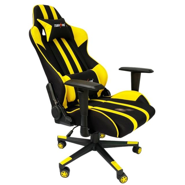 ghế gaming màu vàng đen