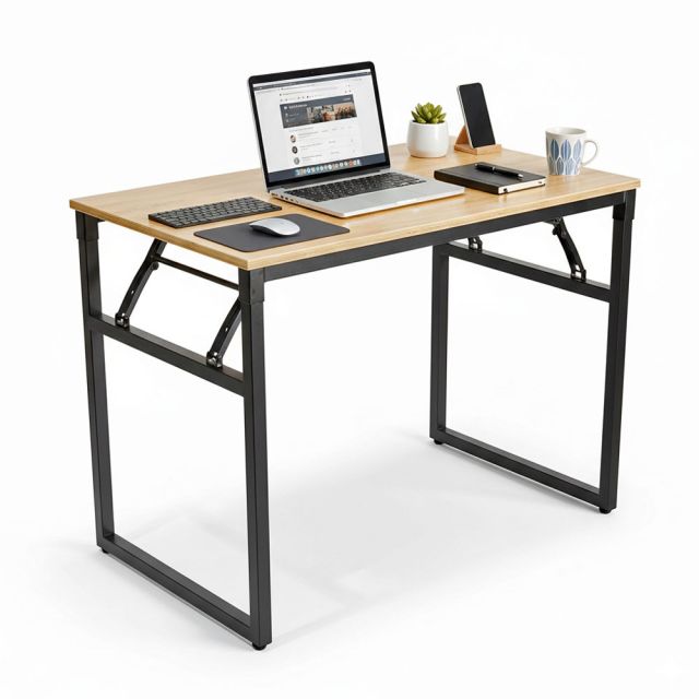 Bàn làm việc 100x60cm chân gấp gỗ Plywood SPD68176 Bàn làm việc 100x60cm chân gấp gỗ Plywood SPD68176