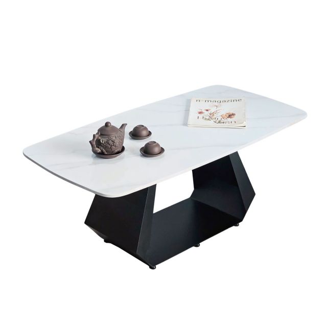 Bàn sofa chữ nhật 110x55x45cm mặt đá chân sắt TT68185 Bàn sofa chữ nhật 110x55x45cm mặt đá chân sắt TT68185