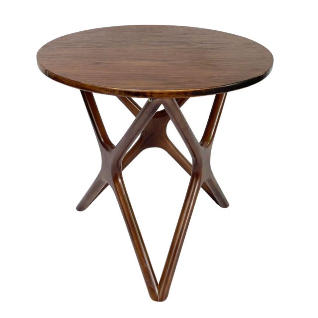 Bàn sofa tròn chân gỗ hình sao TT68180 Bàn sofa tròn chân gỗ hình sao TT68180