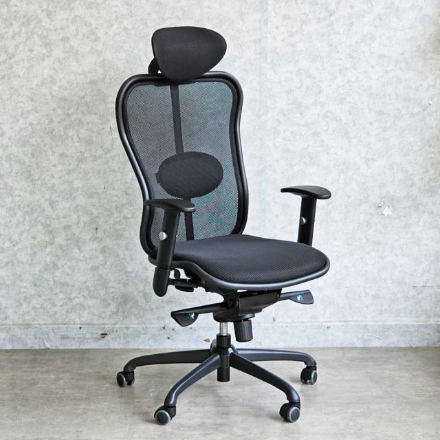Ghế công thái học Ergonomic lưng và nệm lưới GSP85SJ-02