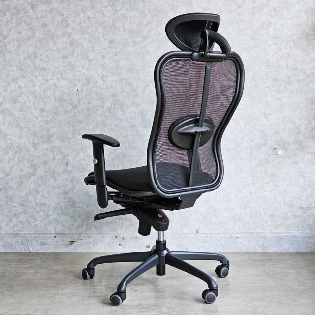 Ghế công thái học Ergonomic lưng và nệm lưới GSP85SJ-02