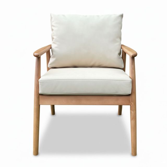 Ghế sofa đơn khung gỗ nệm xanh dương GSD68047