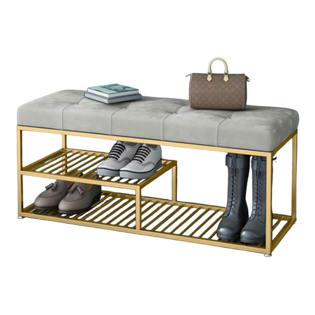 Kệ giày khung sắt có nệm ngồi KG68041 Kệ giày khung sắt có nệm ngồi KG68041