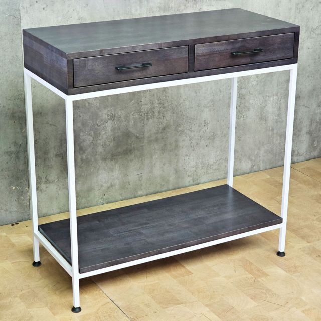 Bàn console trang trí mặt gỗ khung sắt CST038