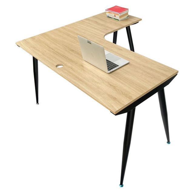 Bàn làm việc góc L 140x120cm gỗ Plywood hệ CONE HBCO042 Bàn làm việc góc L 140x120cm gỗ Plywood hệ CONE HBCO042