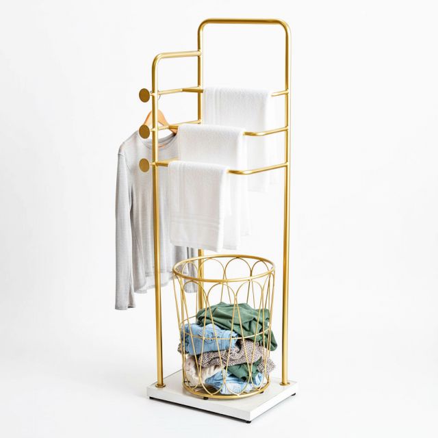 Giá treo đồ có giỏ đựng KPT68007