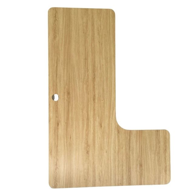 Mặt bàn góc L gỗ Plywood vân sồi MB024 Mặt bàn góc L gỗ Plywood vân sồi MB024