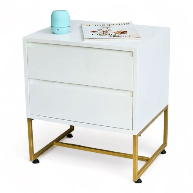 Tủ đầu giường PUTO 50x40x57cm gỗ cao su TDG68041 Tủ đầu giường PUTO 50x40x57cm gỗ cao su TDG68041