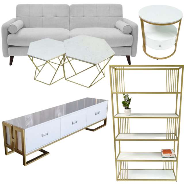 Combo Nội Thất Phòng Khách 5 món PK024 Combo Nội Thất Phòng Khách 5 món PK024