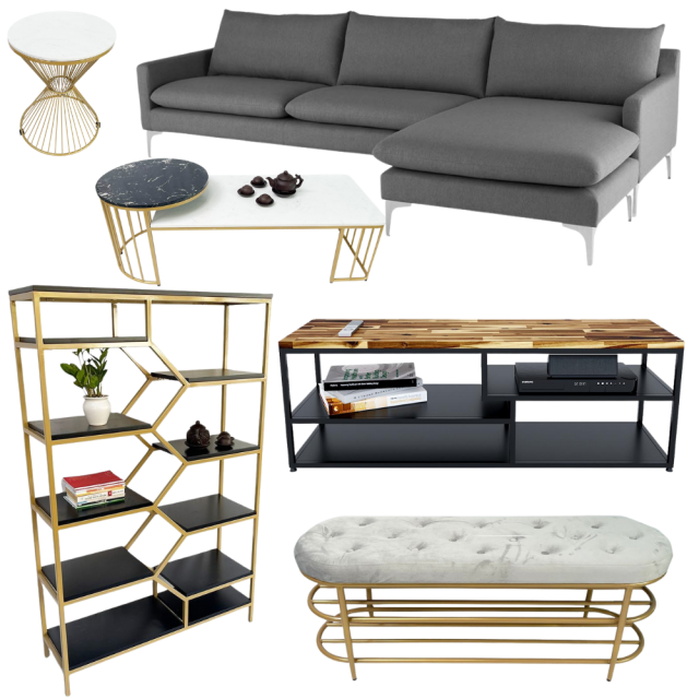 Combo Nội Thất Phòng Khách 6 món PK015 Combo Nội Thất Phòng Khách 6 món PK015