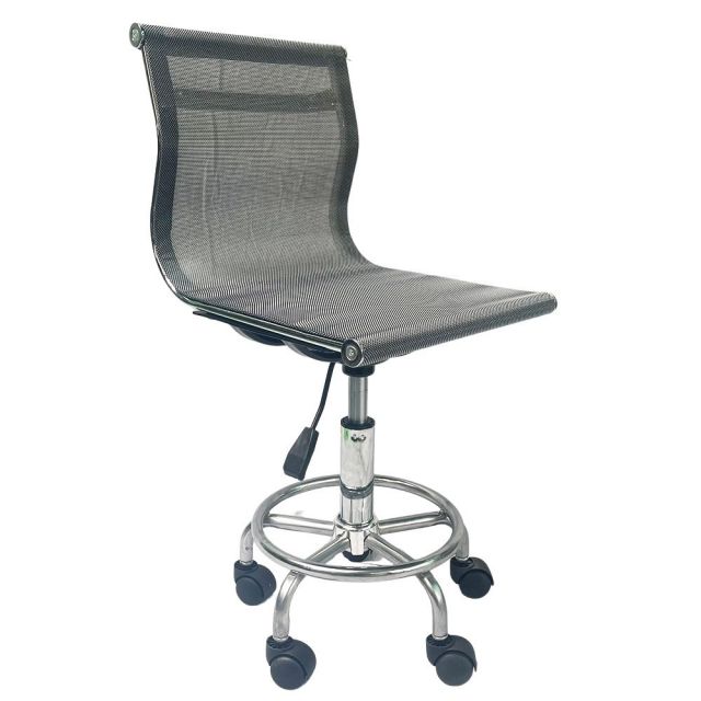 Ghế chân xoay lưng lưới màu xám MFA07X Ghế chân xoay lưng lưới màu xám MFA07X