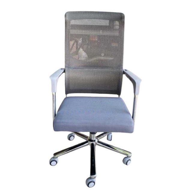 Ghế văn phòng chân xoay màu xám MF606