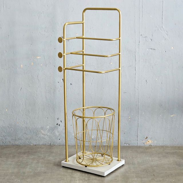 Giá treo đồ có giỏ đựng KPT68007