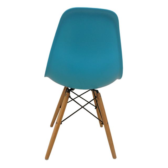 Ghế Eames chân gỗ lưng nhựa nhiều màu ST3009