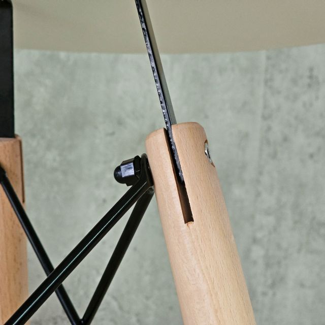 Bàn cafe Eames tròn 60cm màu trắng hoặc đen CFD68017
