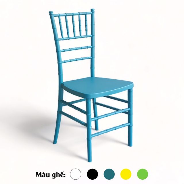 Ghế nhựa Chiavari (Chivas) cao cấp gân đốt trúc ST3005 Ghế nhựa Chiavari (Chivas) cao cấp gân đốt trúc ST3005