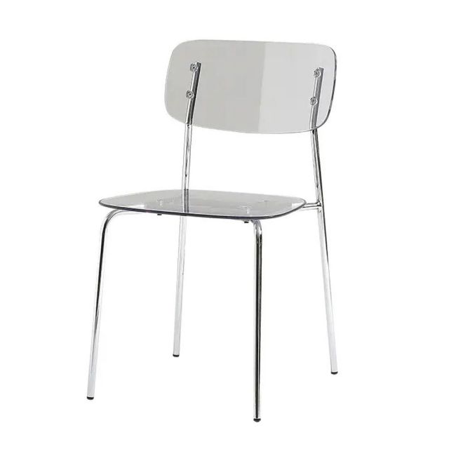 Ghế nhựa trong suốt Ghost-B chân sắt cao cấp GAK629 Ghế nhựa trong suốt Ghost-B chân sắt cao cấp GAK629